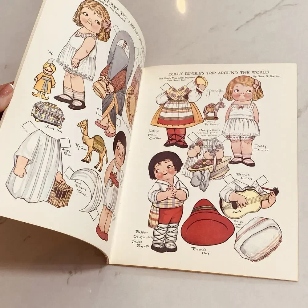 Dolly Dingle Uncut Paper Dolls Book Grace G. Drayton Brand New Condtion Uncut